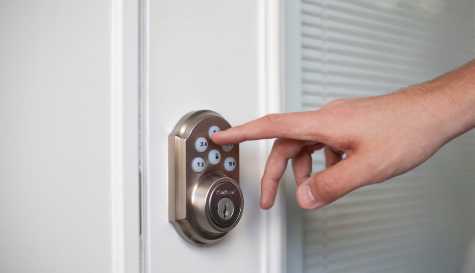 ADT smartlock on a Provo home